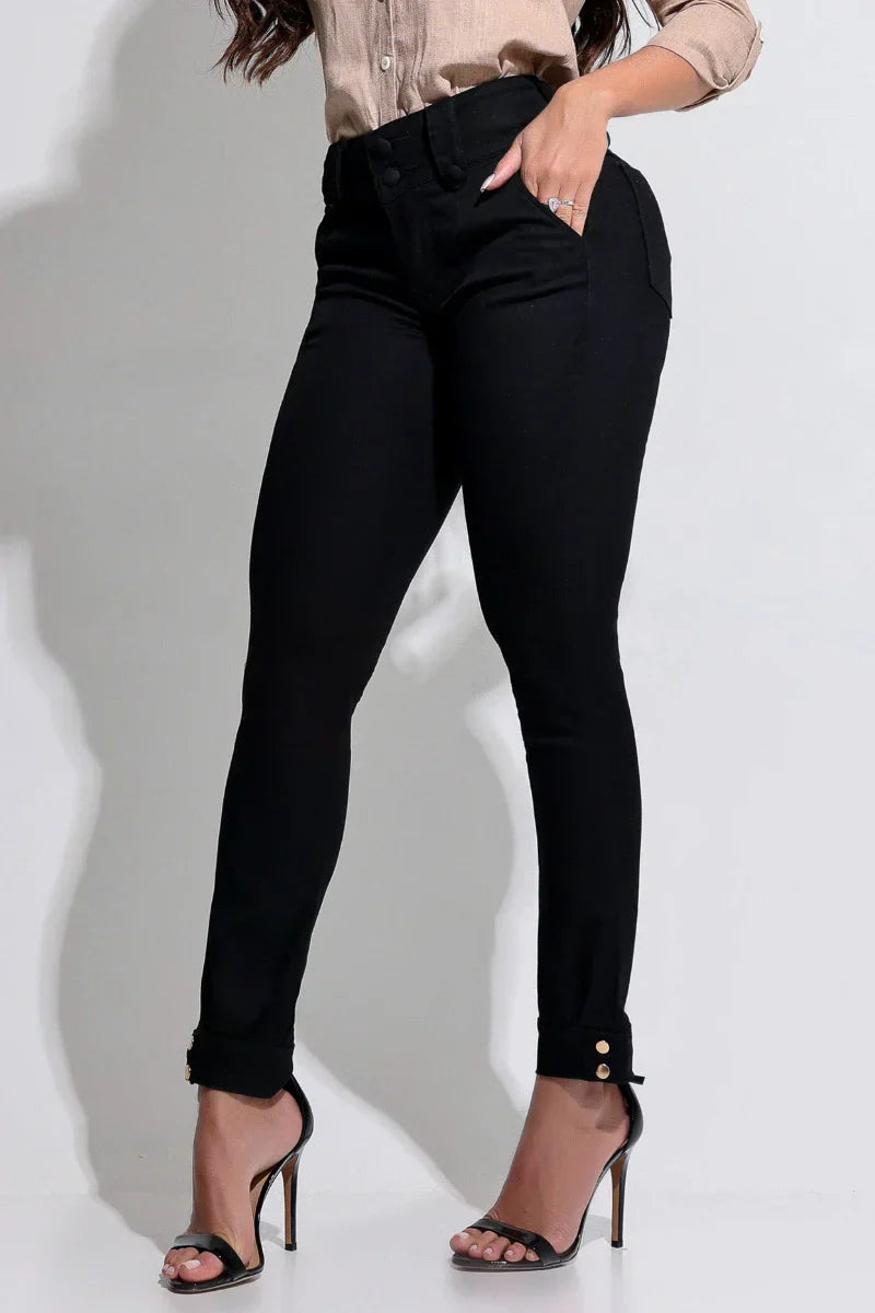 Calça Jeans Modeladora - Preto que não Desbota [Pague 1 Leve 2]