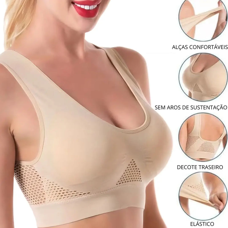 Sutiã Modelador Esportivo Active Fit [Compre 1 Leve 2]