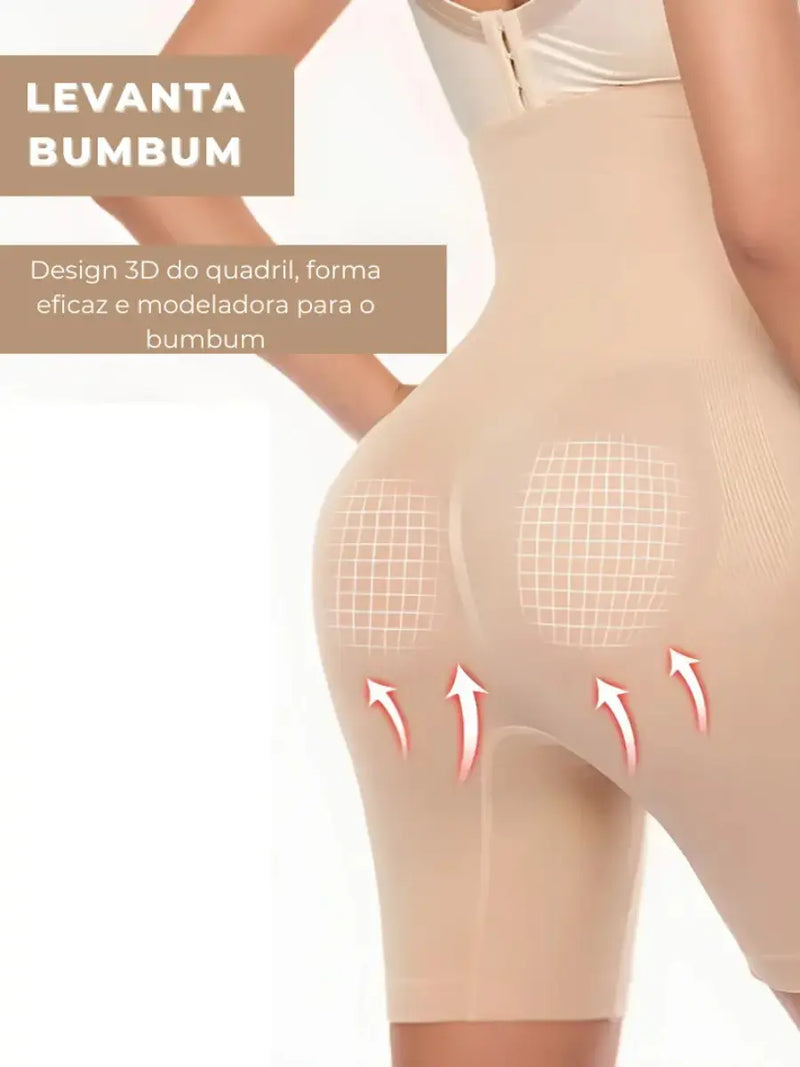 Bermuda Modeladora de Cintura Alta VirtuShape Pro® [Compre 1 Leve 2]