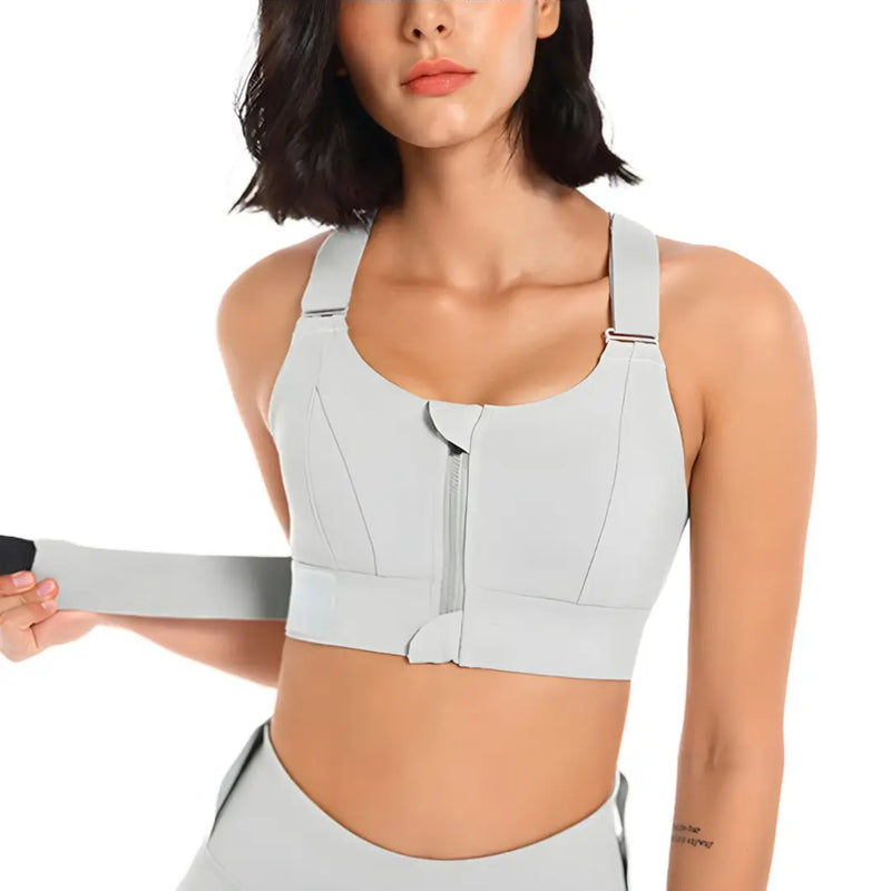 Sutiã Esportivo Ajustável Comfort Zip