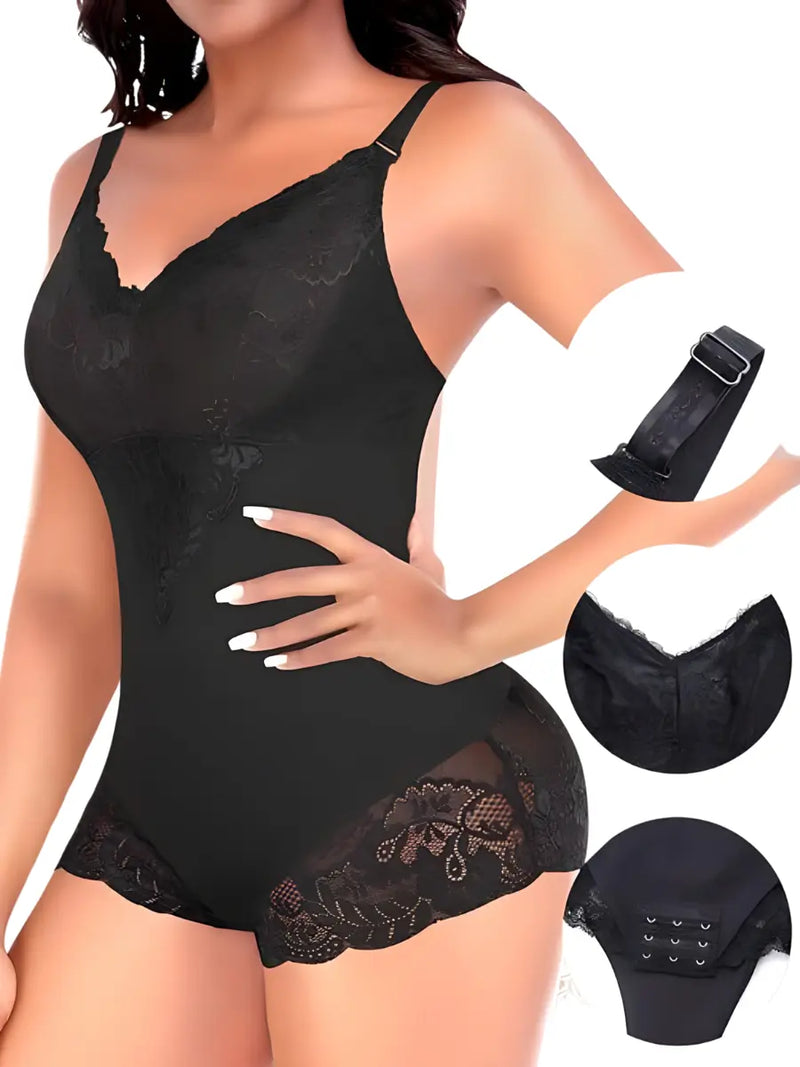 Body Modelador Renda Contour Luxe [Compre 1 e Leve 2]