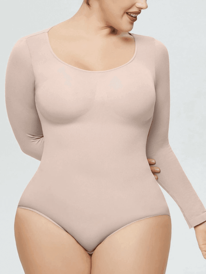 Body Modeladora Bella manga longa - Suas curvas com perfeição + Frete Grátis