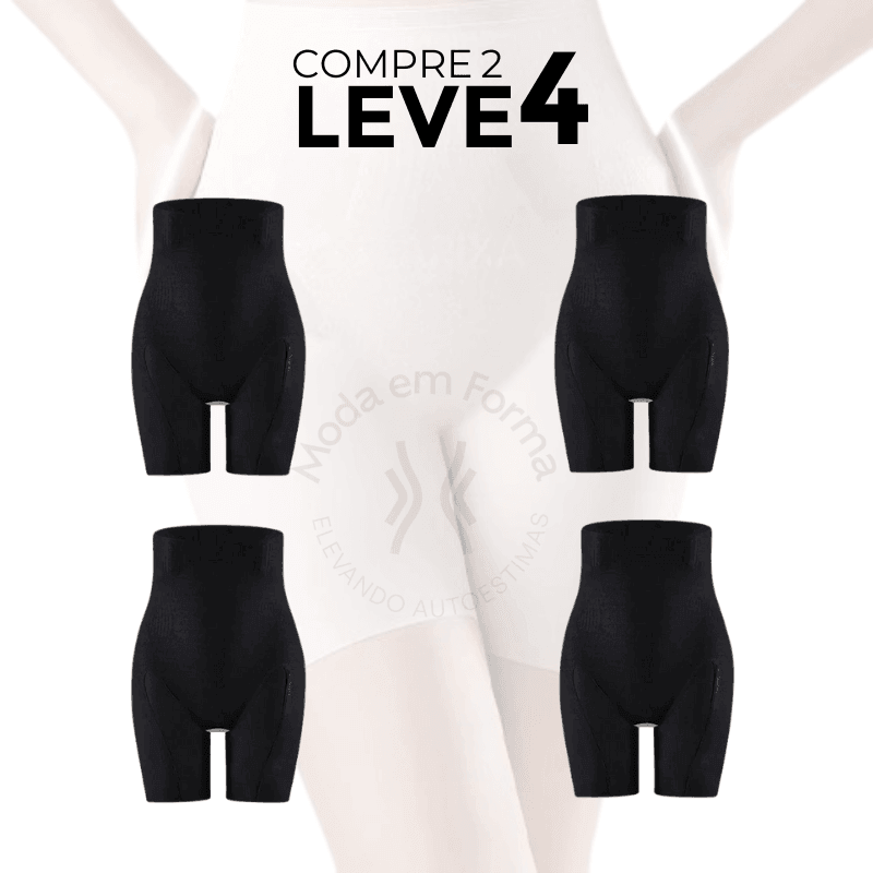 [Compre 2 e Leve 4] Short modelador ultra confortável - BellaFit