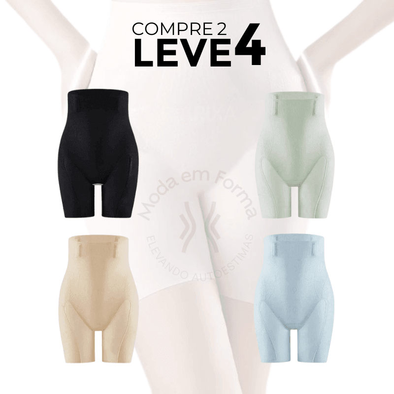 [Compre 2 e Leve 4] Short modelador ultra confortável - BellaFit