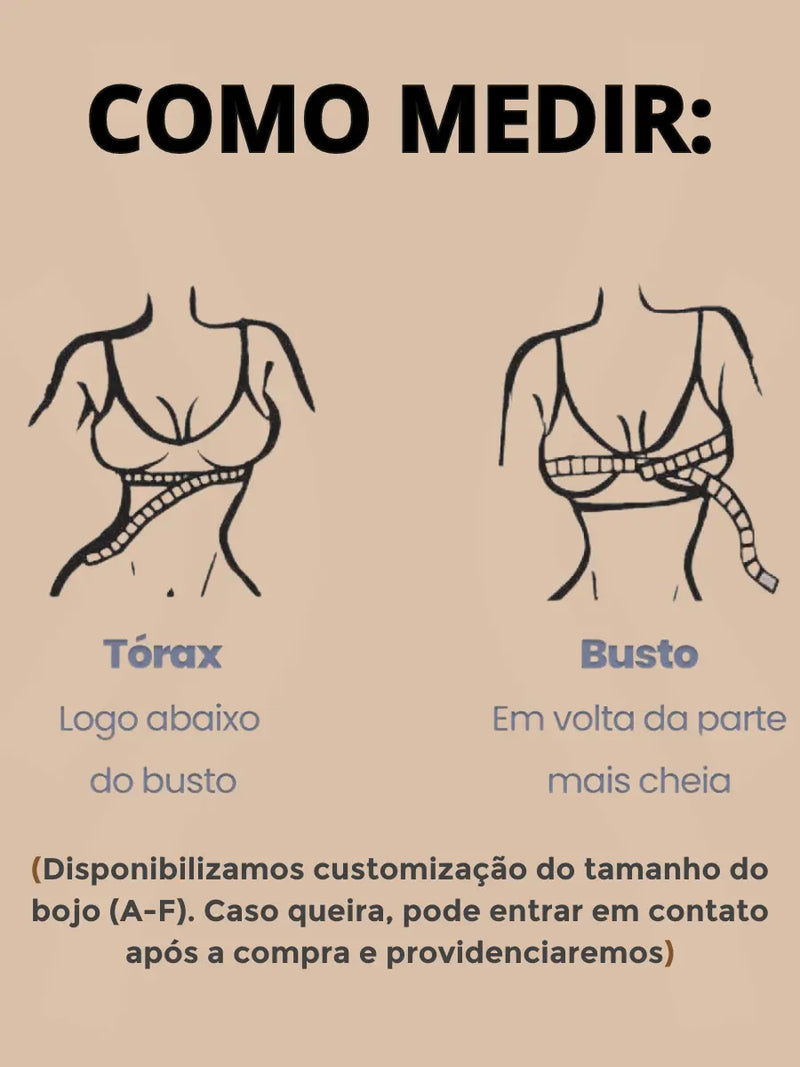 Sutiã Efeito Push-Up com Alças Removíveis - [Compre 1 & Leve 2]
