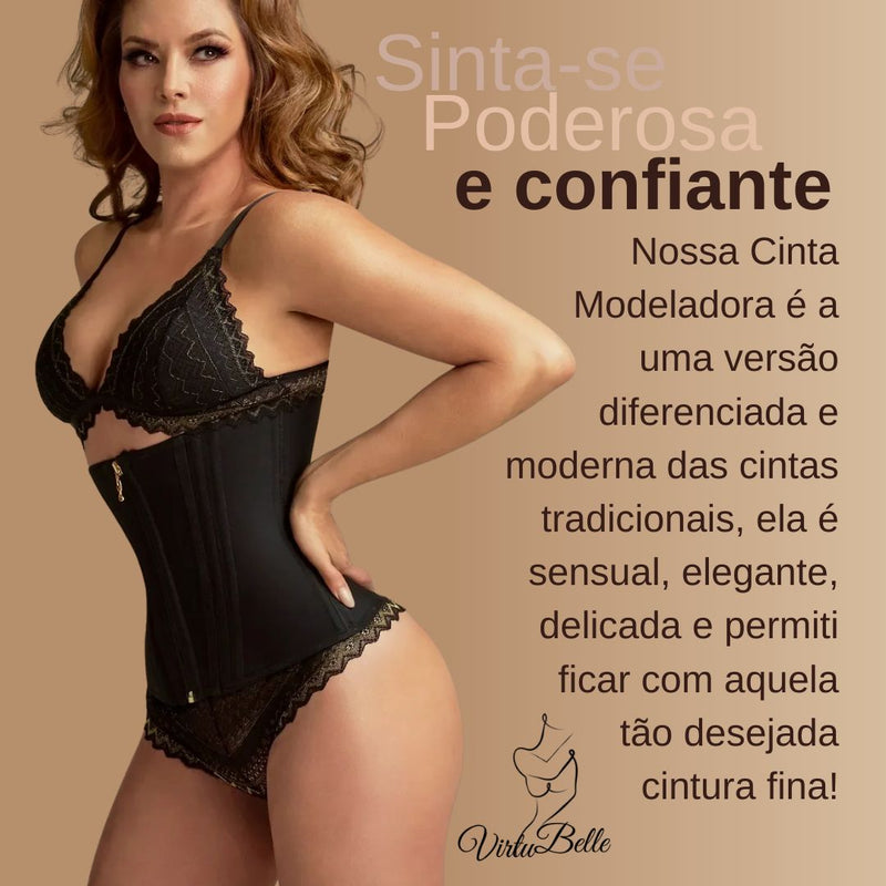 Cinta Modeladora FormaBelle com ziper - [Compre 1 Leve 2]