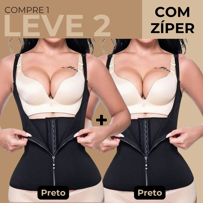 Cinta Modeladora FormaBelle com ziper - [Compre 1 Leve 2]
