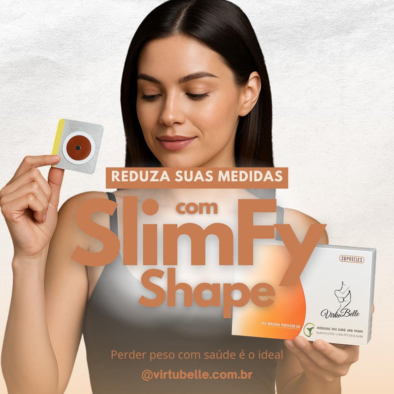 SlimFy Shape - Adesivo Detox Redução e Modelagem