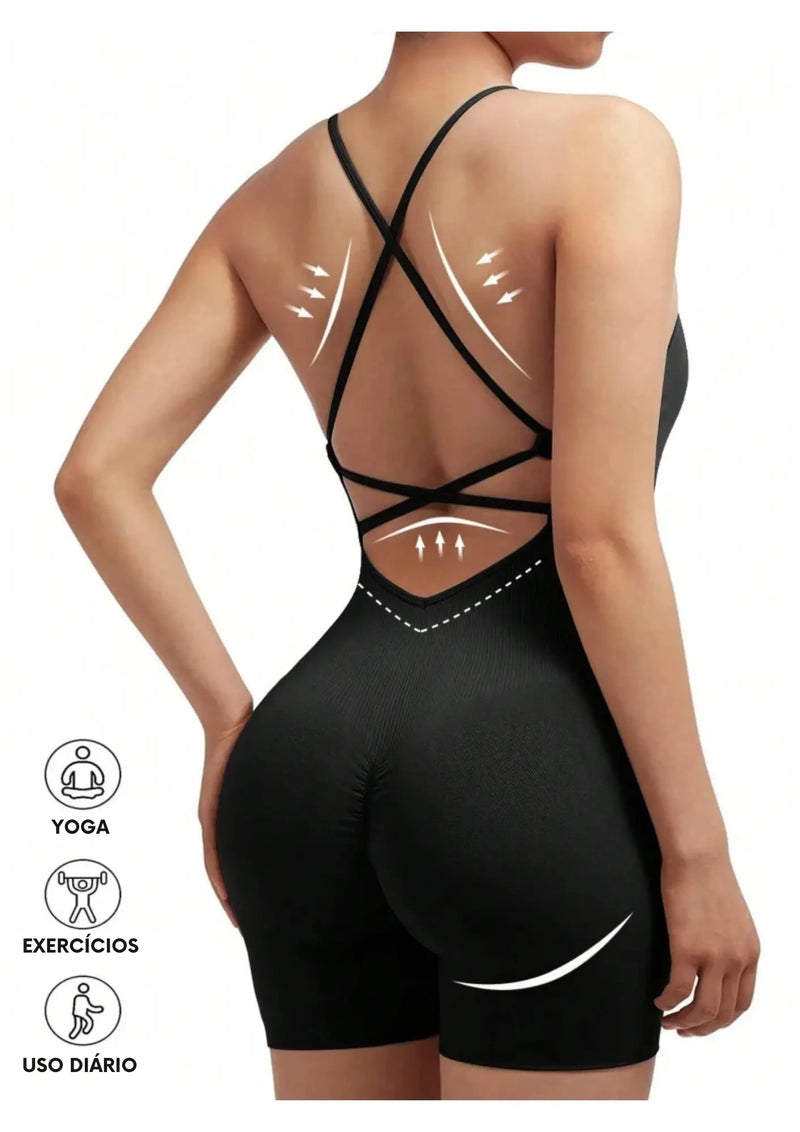 Macaquinho Fitness Jumpsuit [Compre 1 e Leve 2]